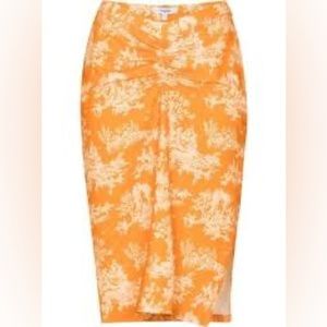 Miaou Preston Skirt in Clementine Toile 1X
